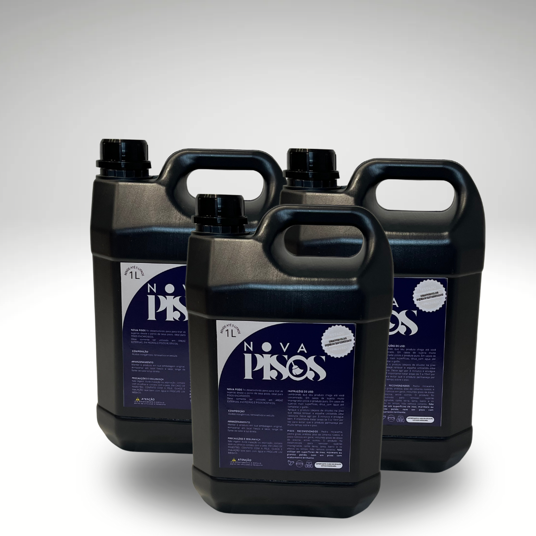 Kit 3x Limpa Pisos Profissional